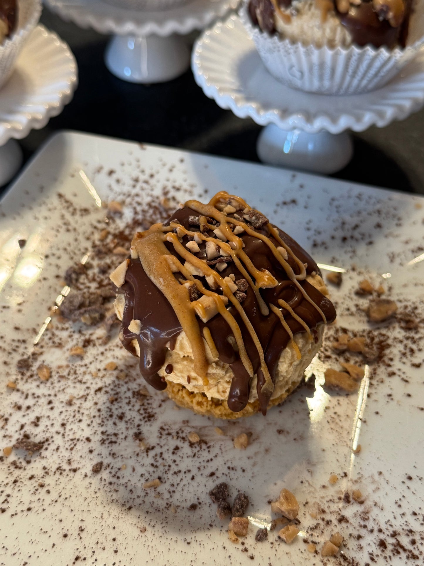 Chocolate Peanut Butter Mousse Tarts (Event)