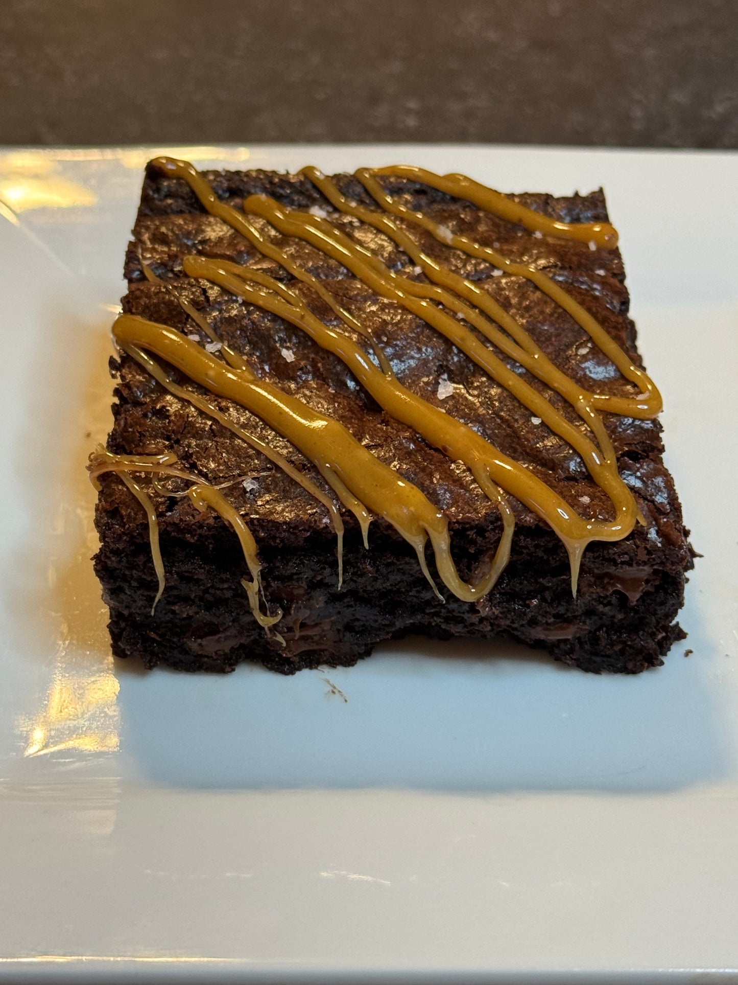 Brownies with Salted Caramel